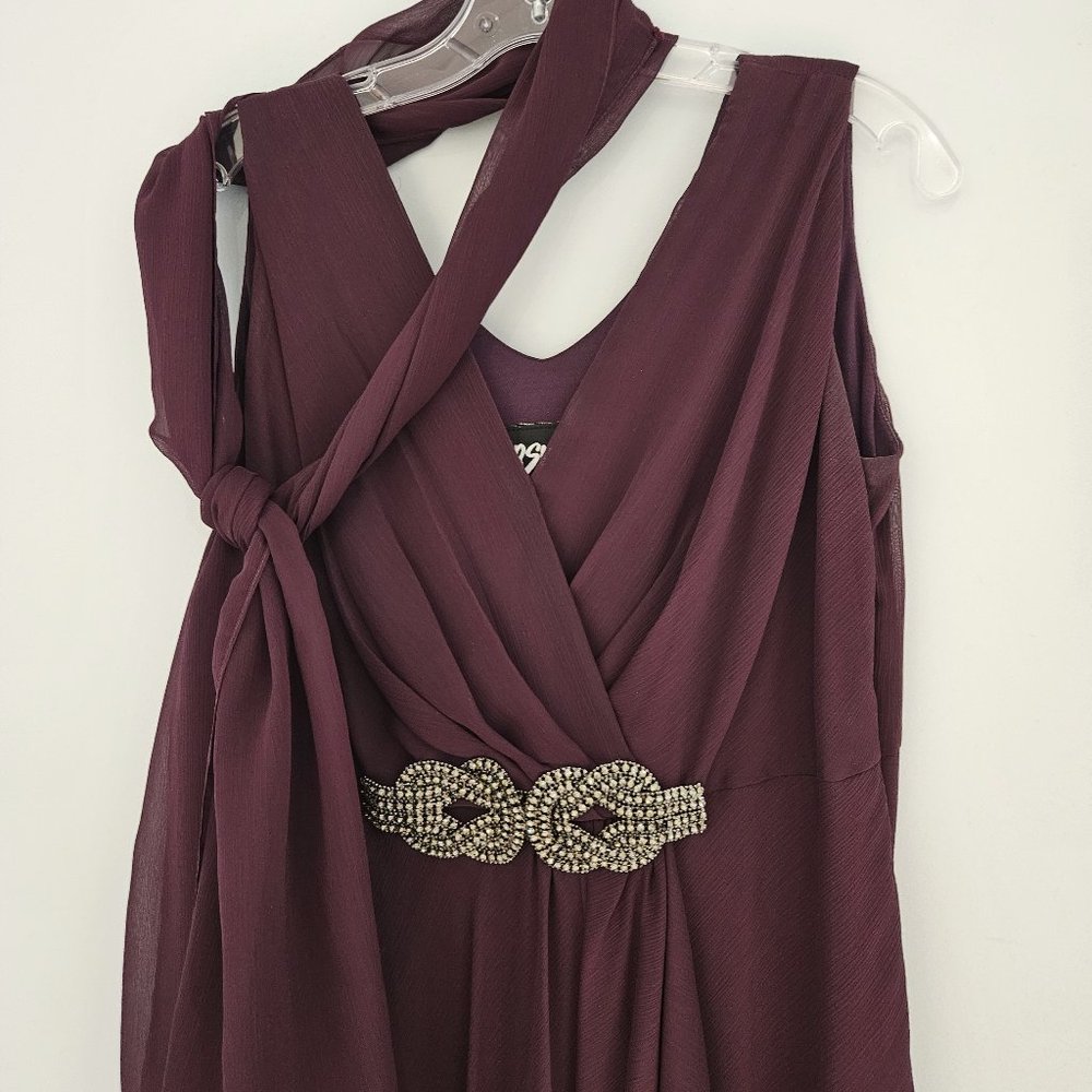 Ursula of Switzerland long Plum color Evening dress Size 16